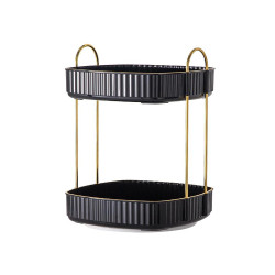 منظم أدوات تجميل بقاعدة دوارة