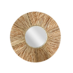 ديكور حائط مع مرآة