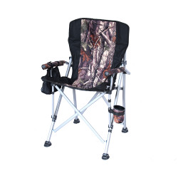 كرسي رحلات مع حامل اكواب من القماش والمعدن 58 سم