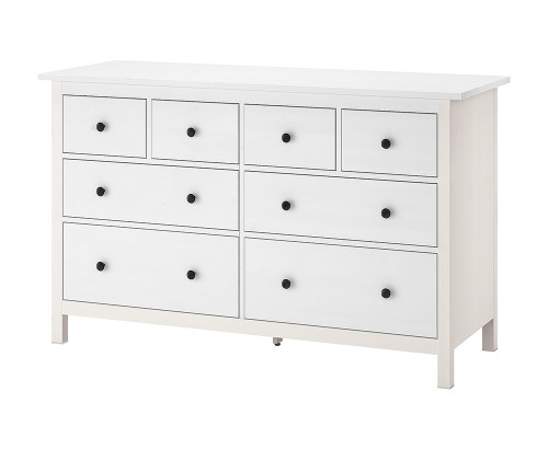 خزانة بـ 8 أدراج أبيض ‎160x96 سم‏