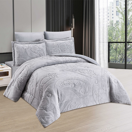 مفرش شتوي مخمل 4 قطع نفر مفرش شتوي مخمل 4 قطع نفر