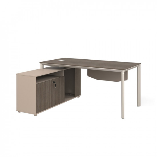 مكتب من الخشب والمعدن 160x80 سم مكتب من الخشب والمعدن 160x80 سم