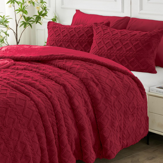 مفرش نيوم شتوي مخمل 4 قطع نفر مفرش نيوم شتوي مخمل 4 قطع نفر