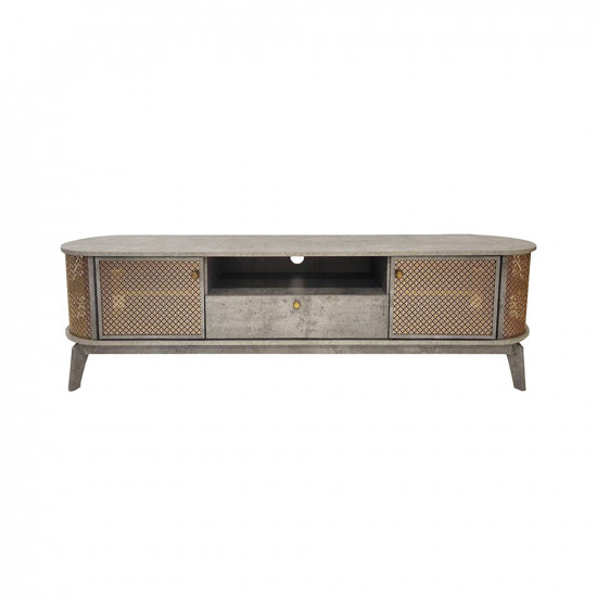 وحدة تلفزيون من الخشب 165سم