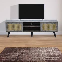 وحدة تلفزيون خشب 180 سم