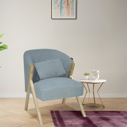 كرسي جانبي مفرد صوف