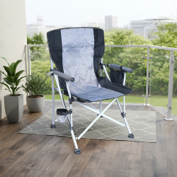 كرسي رحلات من القماش والمعدن