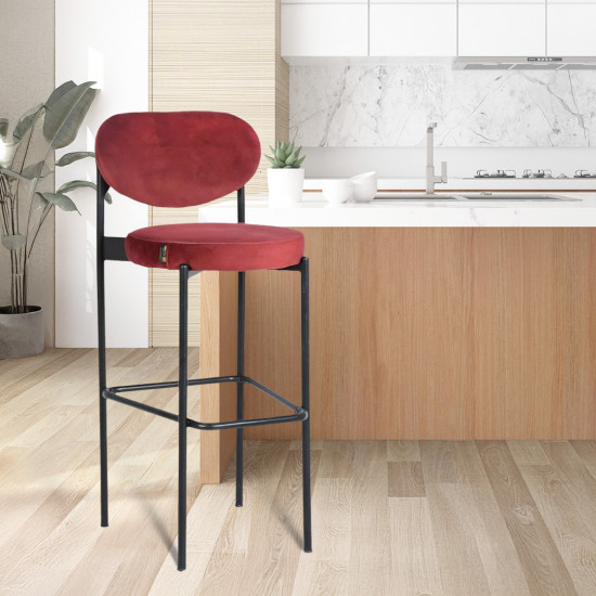 كرسي بار مخمل 100 سم