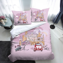 مفرش أطفال 4 قطع ميكروفيبر