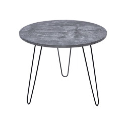 طاولة شاي مفردة رمادي