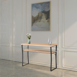 مدخل استقبال من الخشب والمعدن 120 سم