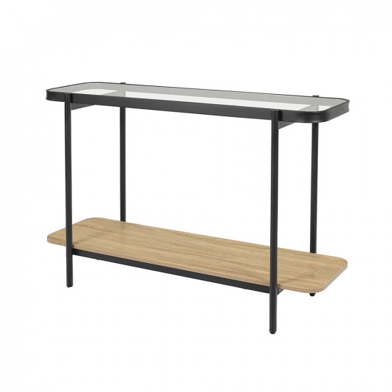 مدخل استقبال خشبي من الزجاج والخشب 120x80 سم