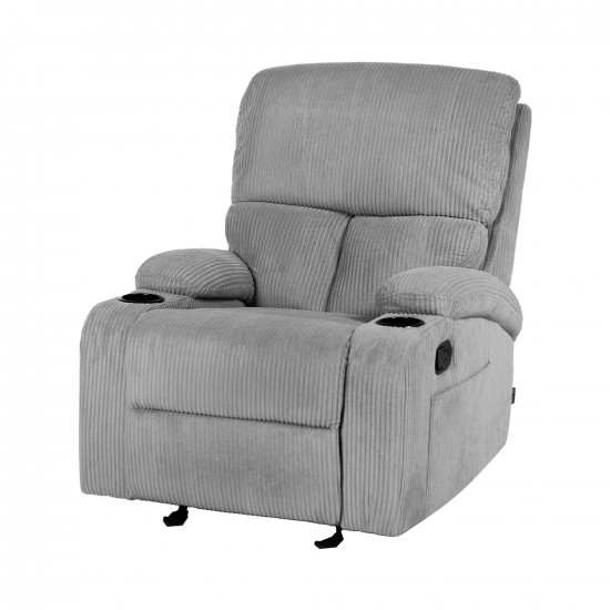 كرسي استرخاء هزاز رمادي