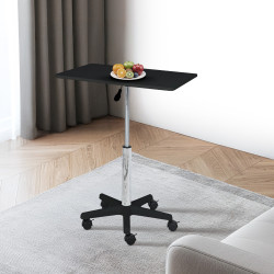 طاولة خدمة مفردة متحركة قابلة للتعديل طاولة خدمة مفردة متحركة قابلة للتعديل