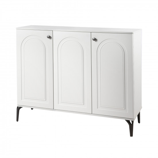 دولاب متعدد الاستخدام رمادي فاتح 100 سم