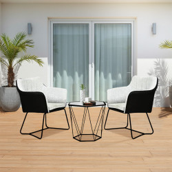 جلسة حديقة 2 كرسي مع طاولة جلسة حديقة 2 كرسي مع طاولة