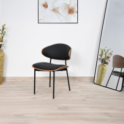 كرسي مفرد خارجي جلد