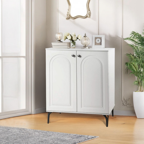 دولاب متعدد الاستخدام رمادي فاتح 80 سم