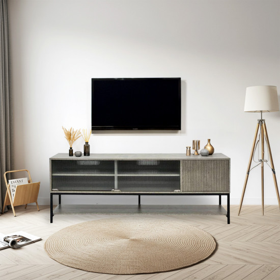 وحدة تلفزيون خشب وإكريلك 160سم وحدة تلفزيون خشب وإكريلك 160سم