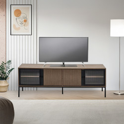 وحدة تلفزيون من الخشب والاكريليك 160سم