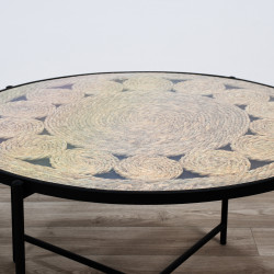 طقم طاولات خدمة 2 قطع 80 سم