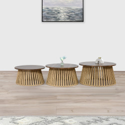 طقم طاولات خدمة 3 قطع