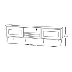 وحدة تلفزيون ماليزي 180سم
