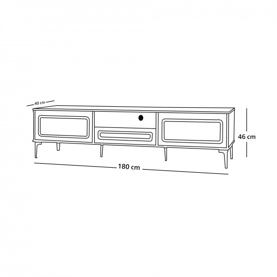 وحدة تلفزيون ماليزي 180سم