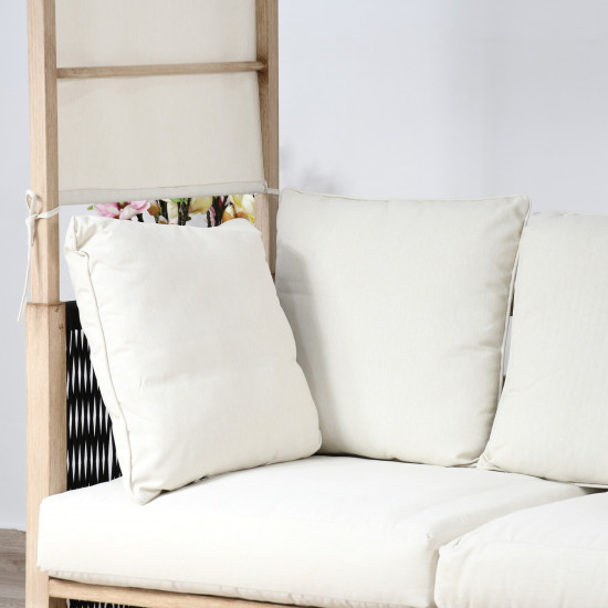 جلسة حديقة مع مظلة بيج جلسة حديقة مع مظلة بيج