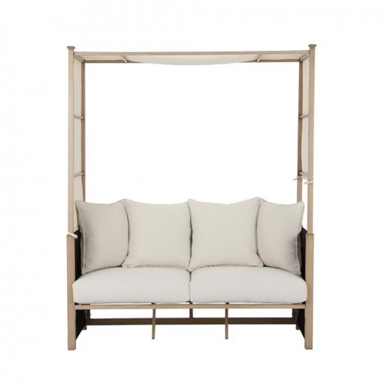 جلسة حديقة مع مظلة بيج جلسة حديقة مع مظلة بيج