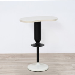 طاولة شاي مفردة من الخشب والمعدن