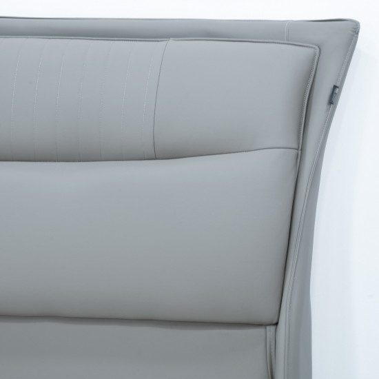 سرير ملكي رمادي 180x200 سم