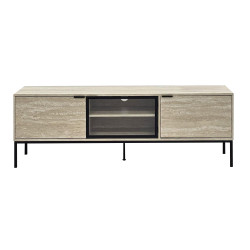 وحدة تلفزيون من الخشب والزجاج 160 سم وحدة تلفزيون من الخشب والزجاج 160 سم