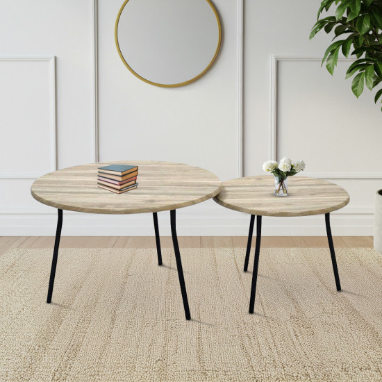 طقم طاولات خدمة 2 قطع خشب طقم طاولات خدمة 2 قطع خشب