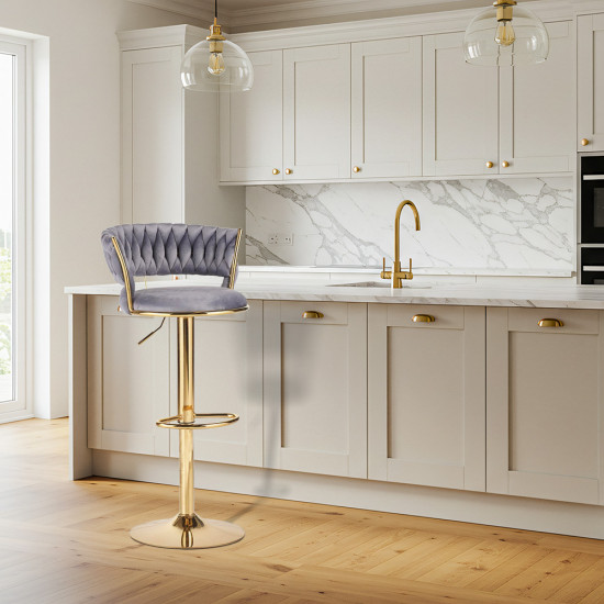 كرسي بار مخمل