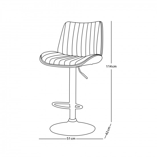 كرسي بار قماش