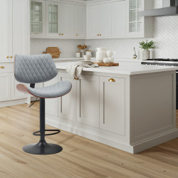 كرسي بار جلد