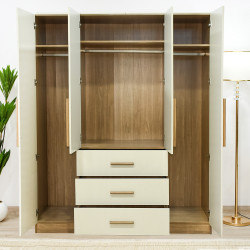 دولاب ملابس تركي 4 باب خشب