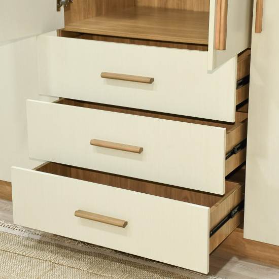 دولاب ملابس تركي 4 باب خشب