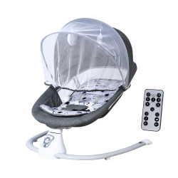 سرير وكرسي أطفال بناموسية هزاز مع ريموت