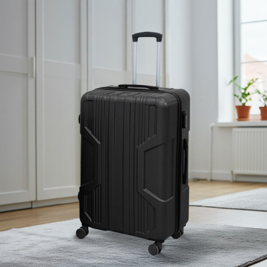 شنطة سفر كبيرة لون أسود شنطة سفر كبيرة لون أسود