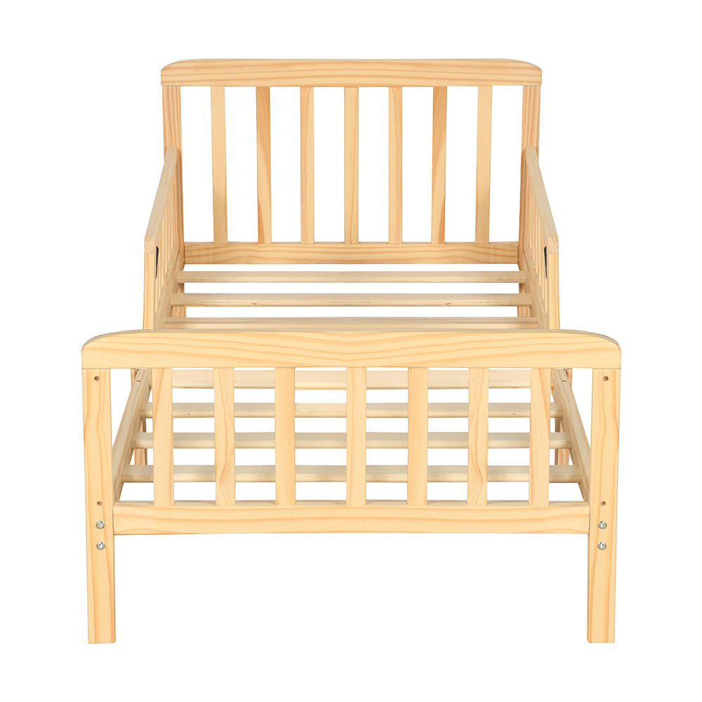 سرير أطفال حواجز خشبي 75×135 سم