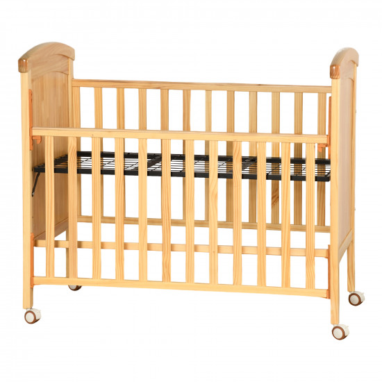 سرير أطفال بناموسية من الخشب والمعدن سرير أطفال بناموسية من الخشب والمعدن