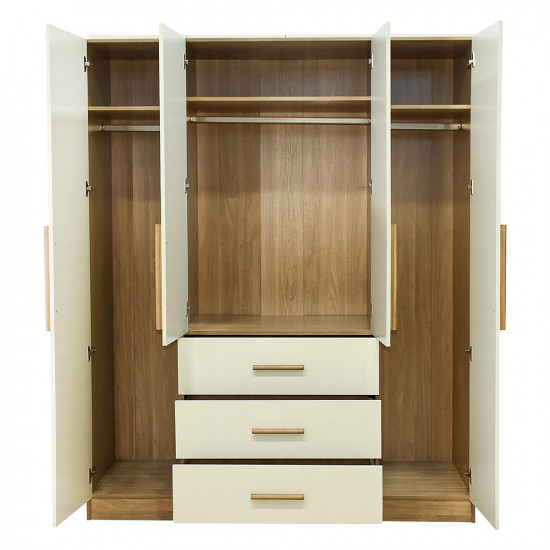 دولاب ملابس تركي 4 باب خشب