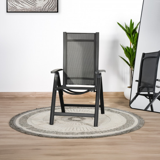 كرسي رحلات قابل للطي وظهر قابل للامالة