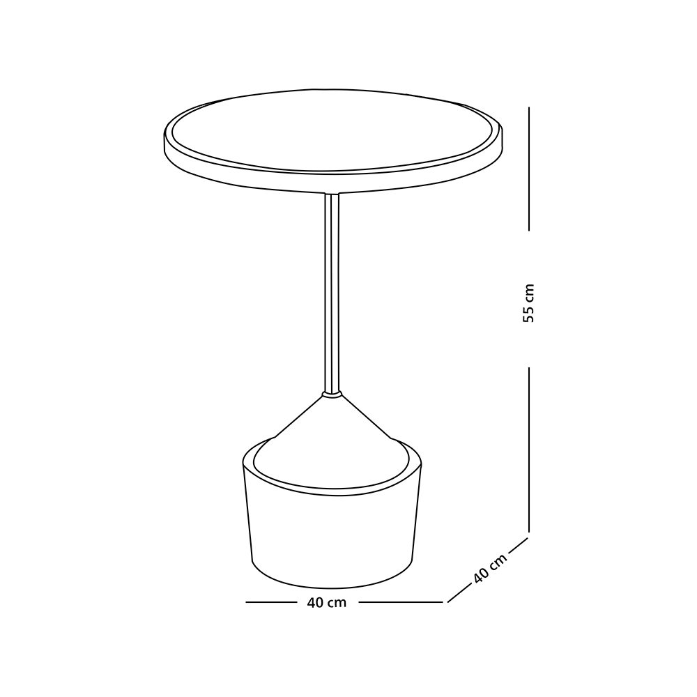 طاولة خدمة مفردة