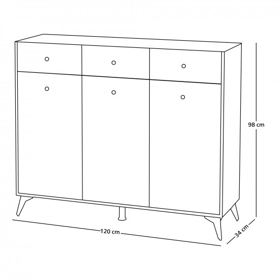 دولاب متعدد الاستخدام 120*98 سم دولاب متعدد الاستخدام 120*98 سم