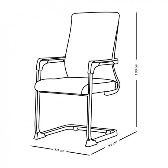 كرسي مكتب ثابت 58 سم كرسي مكتب ثابت 58 سم
