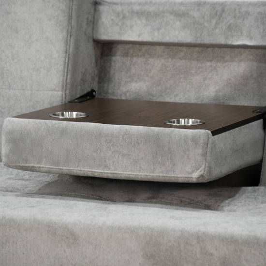 كنبة قابلة للتعديل الي سرير بطاولة مدمجة كنبة قابلة للتعديل الي سرير بطاولة مدمجة