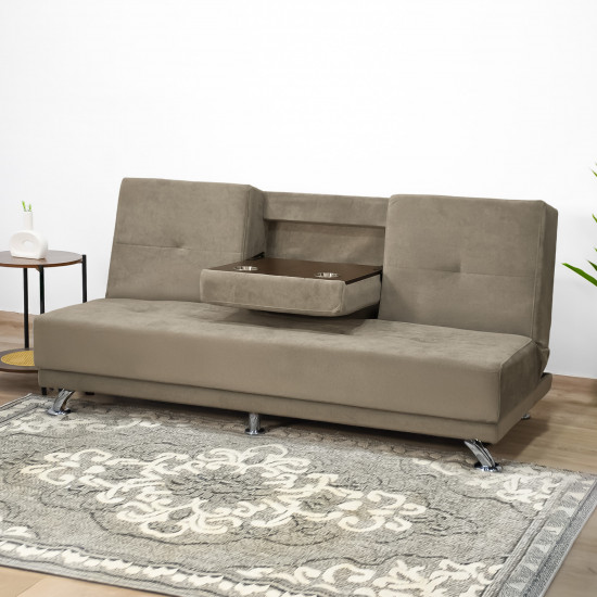 كنبة قابلة للتعديل الي سرير بطاولة مدمجة كنبة قابلة للتعديل الي سرير بطاولة مدمجة